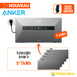 Pack 7kWh Batterie solaire Plug and Play ANKER SOLIX Solarbank MAX AC
