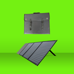 Valise solaire pliable 100W 3 panneaux photovoltaïques nomades