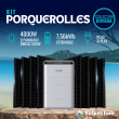 Kit 7,56kWh Batterie Plug and Play JACKERY SolarVault 3 Pro Max + 2 batteries BP2500 + 8 panneaux DMEGC 500W Porquerolles