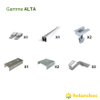 Kit ALTA pour panneau(x) solaire(s) suivant(s) sur toiture tuile portrait / paysage