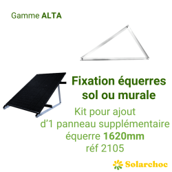 KIT ALTA pour panneau(x) solaire(s) suivant(s) au sol sur équerres 1620mm