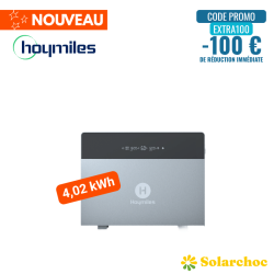 Hoymiles HiBattery 4020 X – Batterie solaire 4 kWh avec onduleur intégré