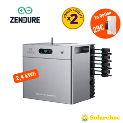 SolarFlow 2400 Pro Zendure – Stockage solaire 2400 W évolutif jusqu’à 16,8 kWh