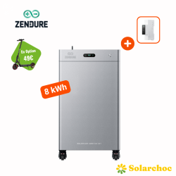 SolarFlow 4000 Mix AC+ Zendure | Batterie solaire 8 kWh Plug & Play + Smart Meter 1CT-S