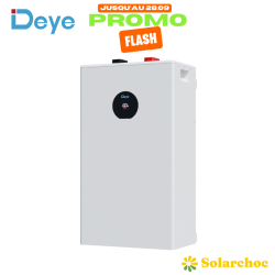 Batterie LFP 16kWh DEYE SE-F16-C 51,2V 314Ah | Écran LCD – Stockage solaire