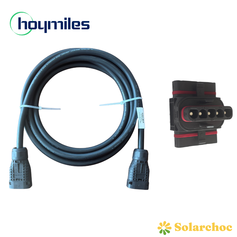 Câble de liaison 5G2.5 MIT HOYMILES T5-CC-EN25-460 + T de jonction T5-TC