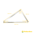 Equerre de fixation 1410mm pour installation au sol ou mural pour panneaux solaires