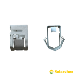 Lot de 4 clips de fixation pour panneau solaire pour support au sol à lester