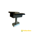 Clame / bride de milieu BLACK de rail POWER pour panneaux solaires épaisseur 30mm