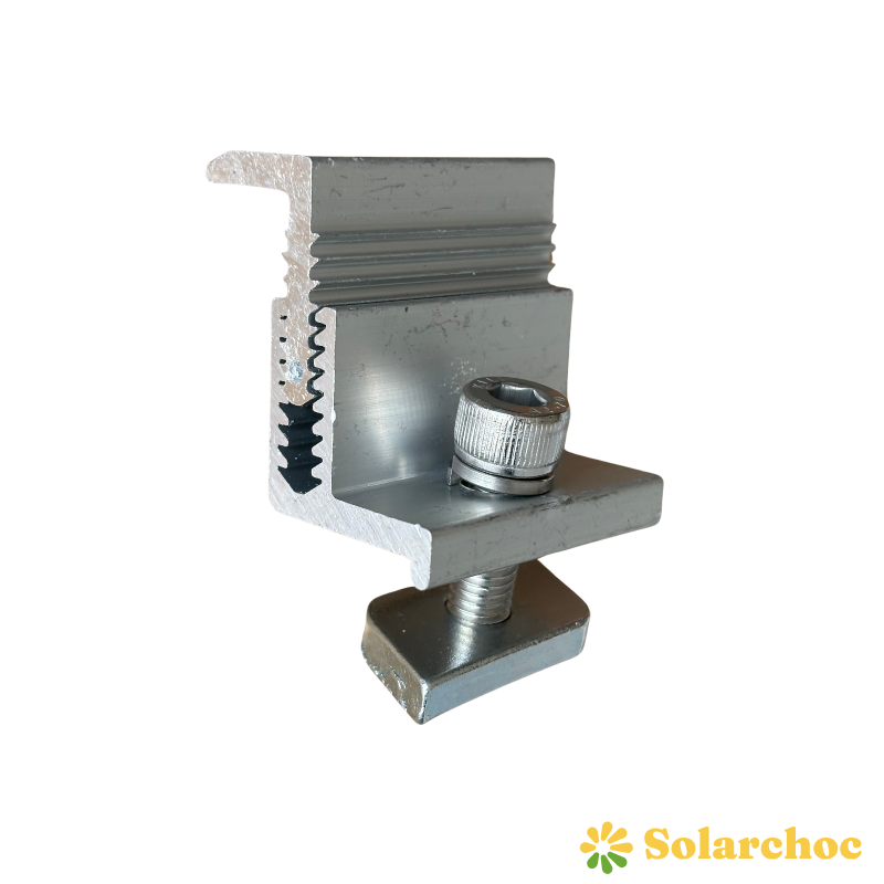 Clame / bride de fin de rail ajustable pour SUNBAZ