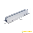 Support de fixation pour micro onduleur pour bac à lester / bac acier