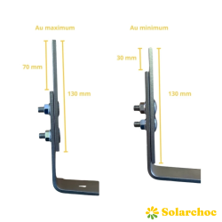Rehausse/allonge pour crochets de fixation de panneaux
