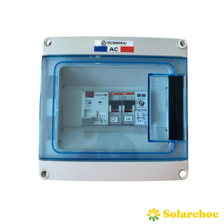 TECHNIDEAL Coffret AC 3 kW mono (C20) courant alternatif et parafoudre