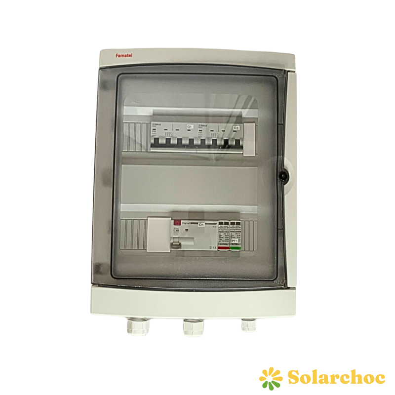TECHNIDEAL Coffret AC 8,8 kW triphasé Type B 300mA (C16)