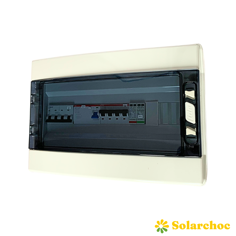 TECHNIDEAL Coffret AC 17 kW triphasé 300mA (C32) et parafoudre