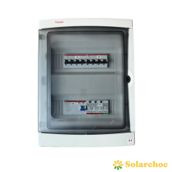 Coffret de protection AC courant alternatif et parafoudre 22kW triphasé 300mA (C40) - Technideal