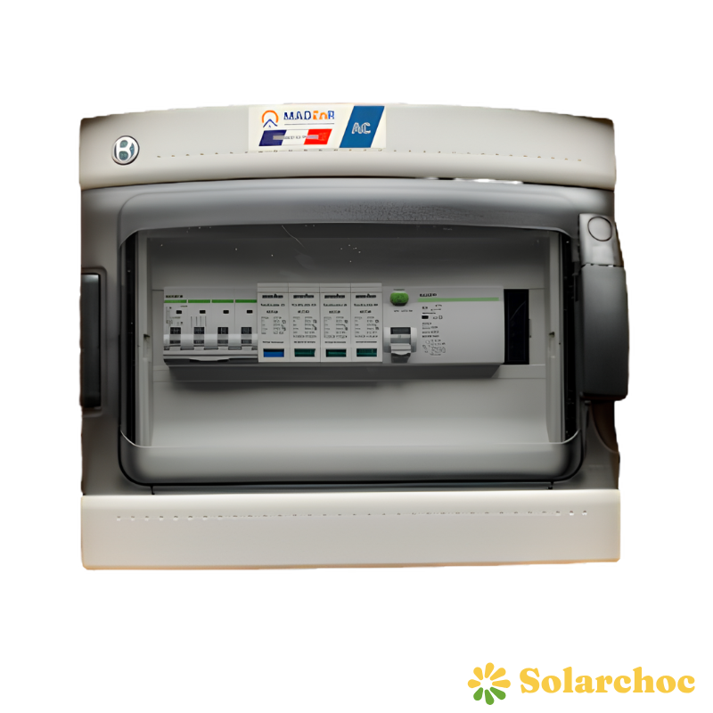 MadenR Coffret AC 36 kW tri (C63) courant alternatif et parafoudre