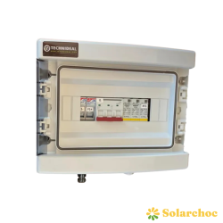 TECHNIDEAL Coffret DC 1000 V courant continu et parafoudre 1 entrée 1 sortie (1 x MPPT) avec fusible 25A