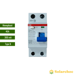 Interrupteur différentiel ABB 2P 40A 300 mA type B