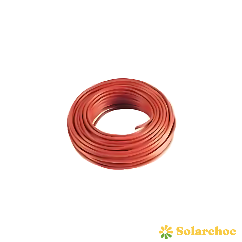 Câble solaire photovoltaïque 4mm² rouge vendu au mètre