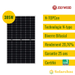 Panneau solaire JOLYWOOD 385W Silver Ntype Bifacial JW-HD120N 385W