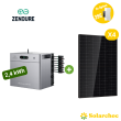 ZENDURE Pack 2,4kWh SolarFlow 2400 Pro + 4 Panneaux DMEGC 520W
