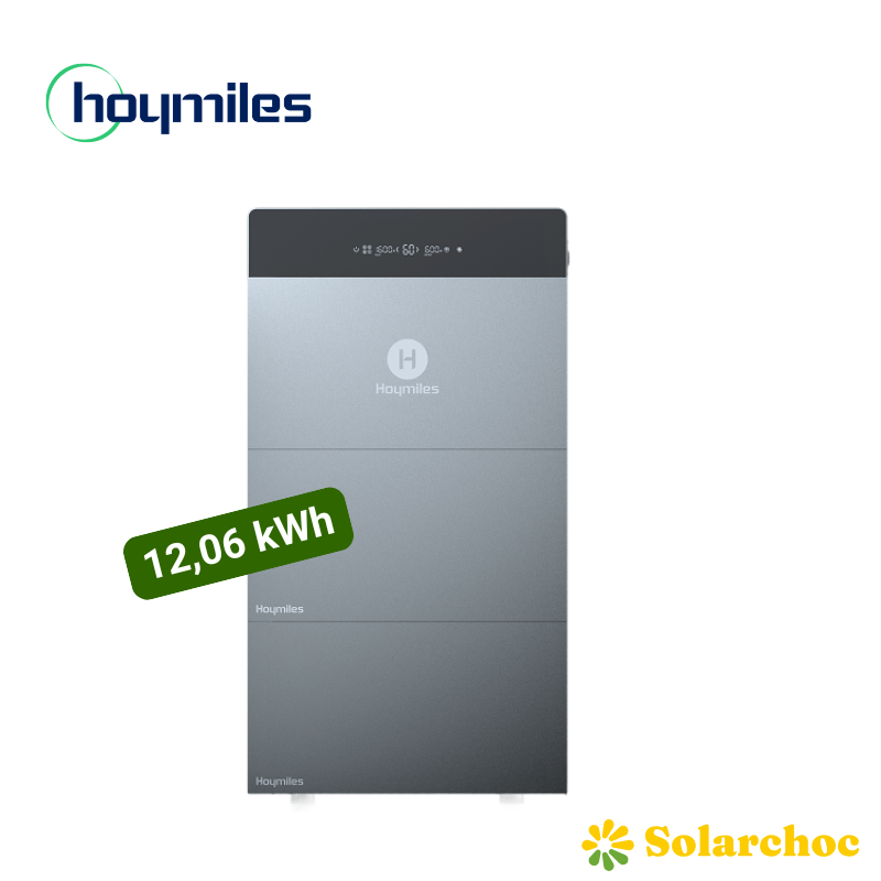 HOYMILES Pack 12 kWh 4,02kWh 4020 X + 4,02kWh 2 Batteries additionnelles Batterie Plug and Play
