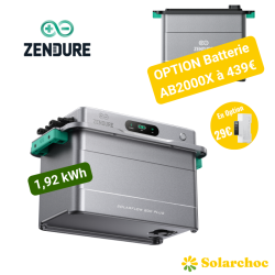 ZENDURE 800 PLUS 1,92 kWh SolarFlow Batterie Plug and Play