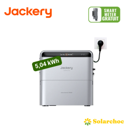 JACKERY Pack 5,04kWh SolarVault 3 Pro + 1 batterie BP2500 Batterie Plug and Play