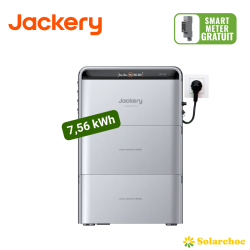 JACKERY Pack 7,56kWh SolarVault 3 Pro + 2 batteries BP2500 Batterie Plug and Play