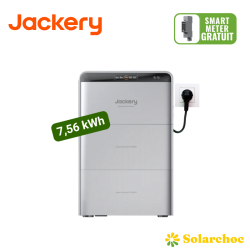 JACKERY Pack 7,56kWh SolarVault 3 Pro Max AC + 2 batteries BP2500 Batterie Plug and Play