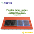 Kit de fixation KSENG 2 panneaux suivants pour toiture tuiles plates pose portrait