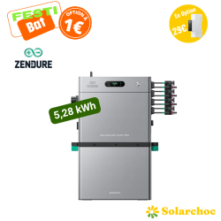Pack 5,28 kWh Zendure SolarFlow 2400 Pro + Batterie AB3000L