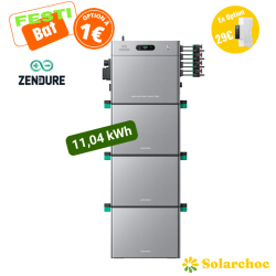 Pack 11,04 kWh Zendure SolarFlow 2400 Pro + 3 Batteries AB3000L