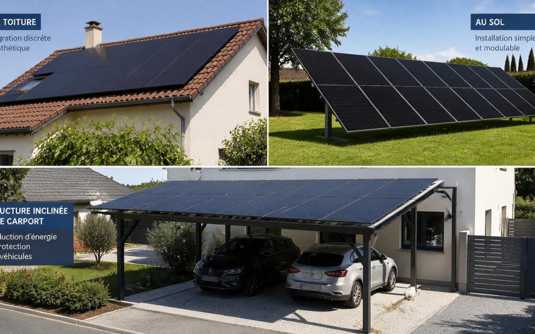 Fixation panneau solaire : quel support choisir pour une toiture, un mur ou une installation au sol ?